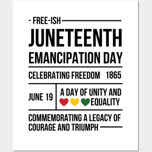 Juneteenth, Emancipation Day Posters and Art